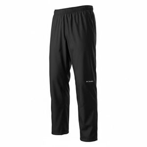 Columbia Omni-Tech Waterproof Rain Pants Mens S 30 Black Elastic Waist Nylon